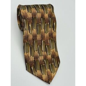 J. Garcia 2005 "Paris in the Rain" 100%‎ Silk Tie Collection Forty Gold/Sage